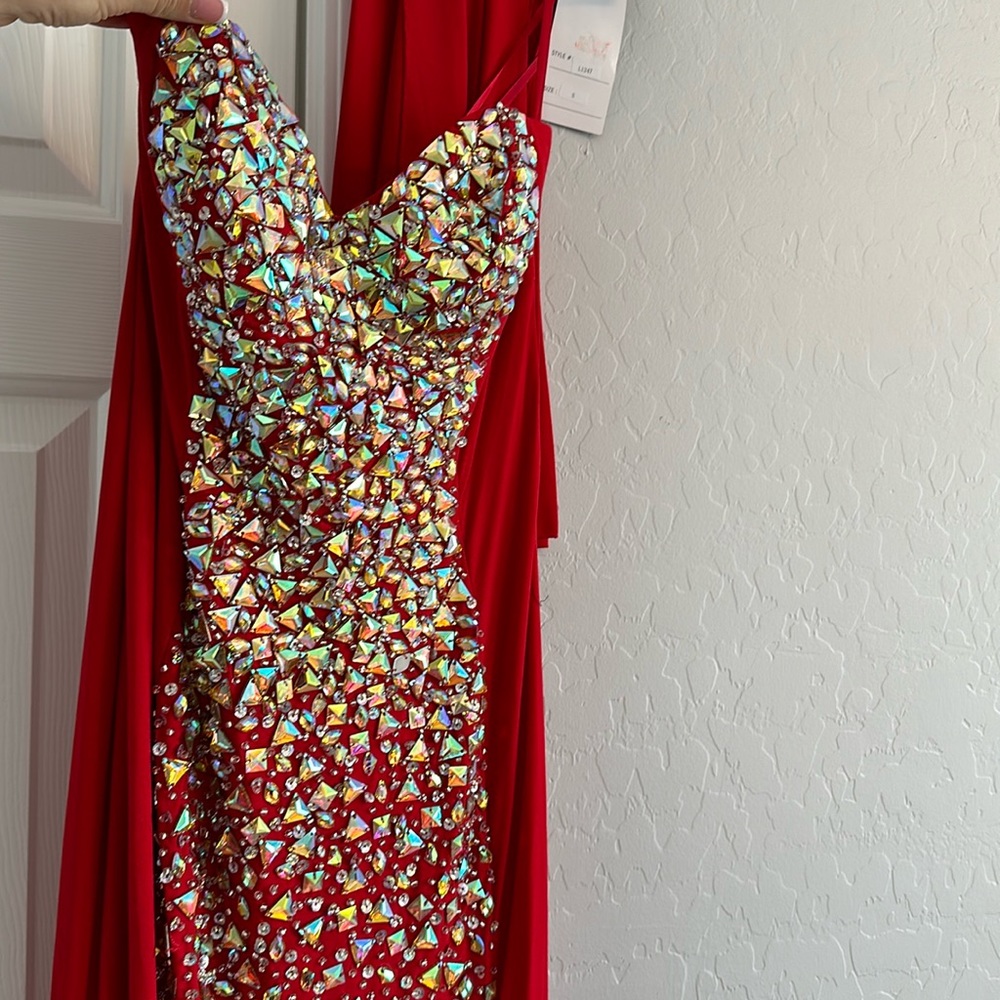 Brand new red long dress